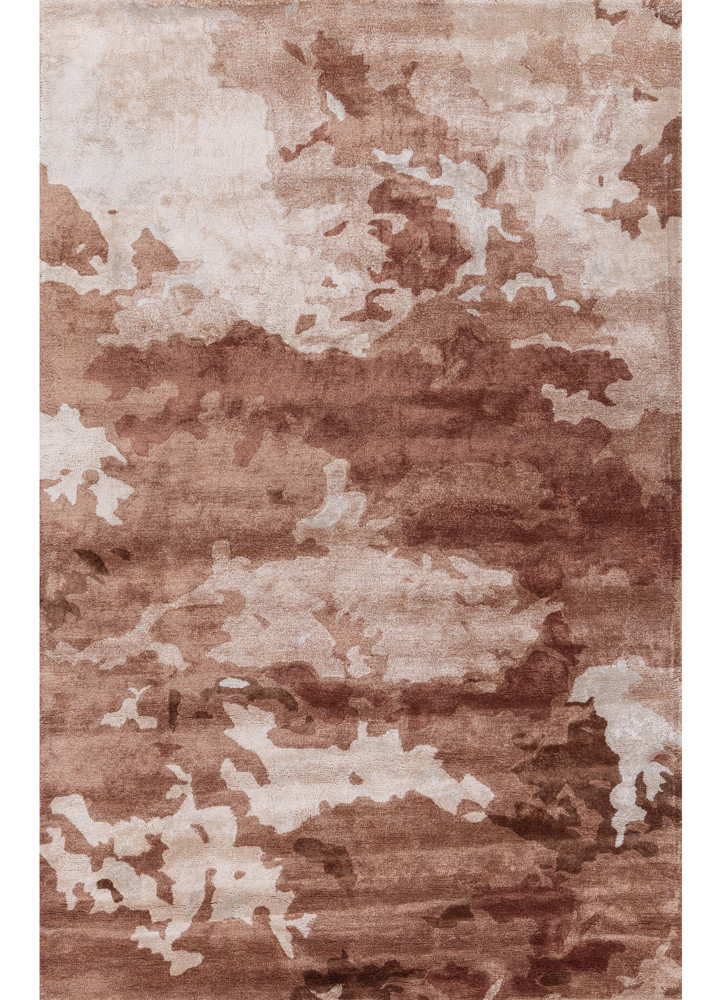 genesis red and orange viscose hand tufted Rug - HeadShot genesis red and orange viscose hand tufted Rug - HeadShot